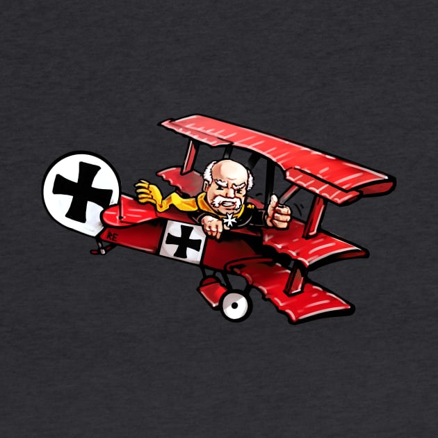 Red Baron meets Bismarck - Fokker Dr.I Triplane by MilitaryAviationHistory